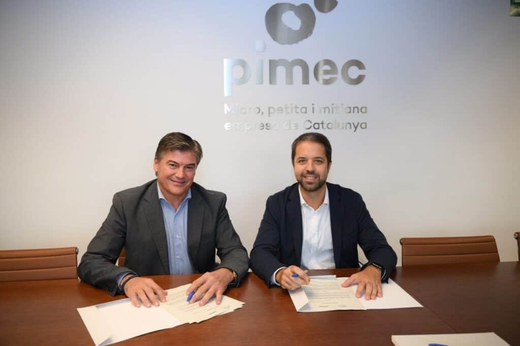 Parlem i PIMEC signen un acord per millorar la connectivitat i la innovació de les petites empreses catalanes